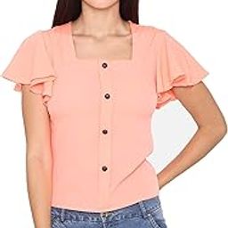 Beautiful Tops for Girl and Woman Top - Stylish Tops for Ladies for Jeans – Suitable As Office Wear Tops and Casual Wear-image-96