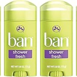 Ban Antiperspirant Deodorant, Invisible Solid, Shower Fresh, 2.6-Ounce (Pack of 4)-5