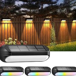 GIGALUMI GL-226 Solar Deck Light with 5V Panel 500 mAh Ni-MH Battery BIS Approved Outdoor IP65 Waterproof Step Lights for Stairs Fence Pathway Yard Railing (1Pc, WW/RGB)-image-41