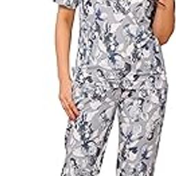 VJFASHION Women's Poly Cotton Printed Night Suit Set|Full Pair Of T-Shirt&Payjama Set |Co-Ord Set-picture-35