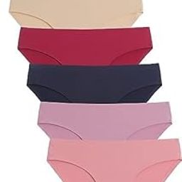 LOURYN KOULYN® Breathable Underwear Women Seamless Bikini Nylon Spandex Mesh Panties Fully Stretch Fabric (Pack of 6 - Multi Colored)-image-27