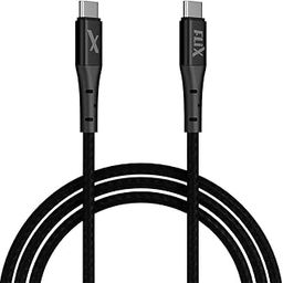 FLiX(Beetel) Rush 160 C To C USB Cable Upto 60W Power Max, Tough Braided 1M Cable For Smartphones, Tablets, Laptops & Other Type C Devices, PD Technology, With Data Sync Upto 48Mbps (Rbcc160, Black)-image-19
