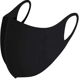 Jigyasa Cotton Plain Black Face Protection Mask Use for Girls/Boys Pack of 5-picture-48