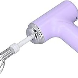 Egg Beater, Compact Electric Hand Mixer Handheld Milk Frother Portable Cordless Electric Whisk Rechargeable Small Mixer for Eggs, Milkshake Cream, Butter, Salad, Dressing (Purple)-picture-31