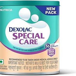 Dexolac Special Care Infant Formula, Milk Powder for Premature Babies (Born Before 37 weeks)/Low Birth Weight (Less Than 2.5 Kg), 400g-14
