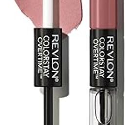 REVLON Colorstay Overtime Lipcolor, Long-wearing, Shiny Lip color, Kiss proof & Smudge Proof. 99% Moisturizing ingredients, Eternally Tan - (340)-31