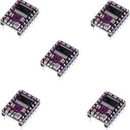 ROBOMALLS 5 Pcs DRV8825 Stepper Motor Driver Module with Heatsink Stepstick for Ramps, 3D Printer (5 Pieces) (DRV8825, 5, PCS)-44
