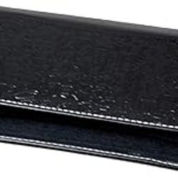 Black Faux Leather Unisex Passport Holder (K2-2)-28