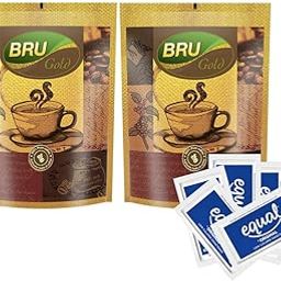 BRU Gold Instant Coffee -500 Gram (Pack of 2) with 5 Equal Sugar-Free Sachet-image-84