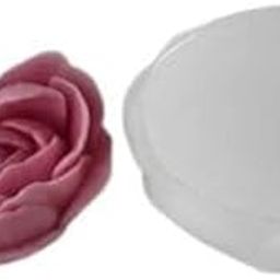 Vedini Flower Candle Mold I 3D Fondant Heart Leaves Shape Silicone Scented Wax Mould I for DIY Handmade Chocolate Ornament Cake Décor Aromatherapy Soap Resin Art Craft Home Party Decoration (Small) WCM-554-image-82
