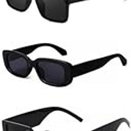 Unisex combo offer pack of 5 shades Unisex Fashion Sunglasses Set, 5 Pairs, Metal Frame, Black and Silver - Combo5-5649-image-45