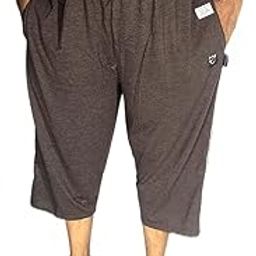 Mens Cotton Three by Fourth, 3/4, Capri, Three Quarter/Side Strips desine/Three Mobile Pockets one Zipper Lock Pocket-22