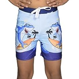 Spandex Regular Fit Short for Boys | Comfortable Shorts | Adjustable, Quick Drying Shorts for Swimming, Beach, Waterpark (Blue)-image-72