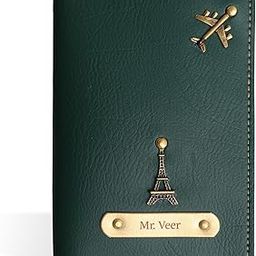 Unisex Personalized Nexon Passport Cover I Customized PU Leather Travel Accessories Organizer with Name & Charm I Gift for Girls Boy Birthday Anniversary Love Husband Wife - Olive-32