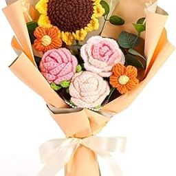 Mondgöttin Crochet Flower Bouquet for Flower Bouquet Gift | Crochet Bouquet for Flowers Bouquet Gift | Multiple Bouquet Flowers for Gifting-image-37