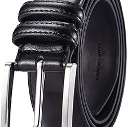 Men's Vegan Leather Belt, Fashion & Classic Designs for Work Business and Casual-image-55