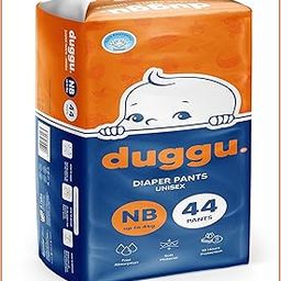 Duggu Baby Diaper Pants | Upto 10 hrs Absorption | 0-4 Kg | New Born (44 Pieces)-image-66