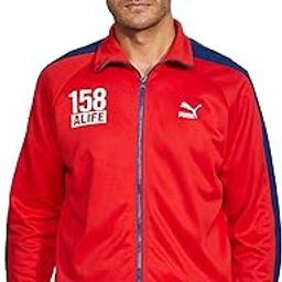 Polyester Men's Track Standard Length Jacket-image-33
