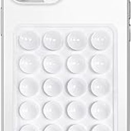 INEFABLE Suction Phone Case, Phone Suction Sticker, Silicone Suction Phone Case for Hands-Free Mobile Accessory Holder Grip, Video Phone Accessory (White - Pack of 1)-image-60