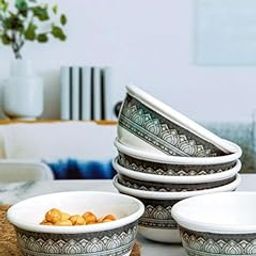 Servewell Veg Bowl Set 6 pc Urmi 10.5 cm - Antique-image-19