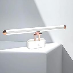 Navam Creation 12W LED Mirror Light | White Body with Rose Gold Finish | 3-Step Color Changing Picture/Dressing/Vanity Light with Adjustable Head for Bathroom & Living Spaces-image-40
