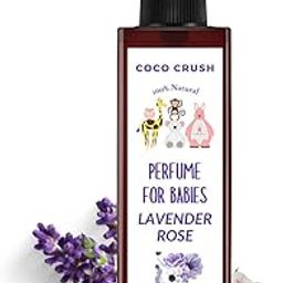100% Natural Rose and Lavender Perfume for Babies - Gentle & Safe, Mild Fragrance | Unisex children | Multipurpose with Delicate Fragrance | Dermatologically Tested (200ml (2 * 100ml))-89