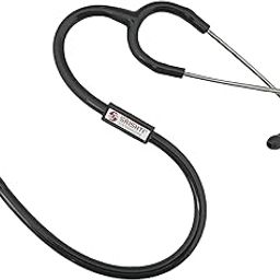 Srishti Stethoscope Infant + SS| Brass Chrome Plated Metal Ring| High Acoustic Sensitivity (Black)-image-11