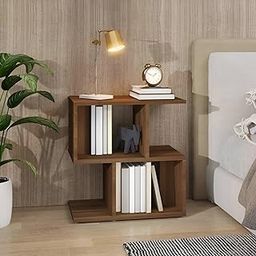 MATTERHORN Engineered Wood Bedside Table with Shelves – Modern End Table for Bedroom & Living Room, DIY Assembly, Almond Beige Finish (50 x 30 x 51.5 cm, Model MOBT-93101)-image-39