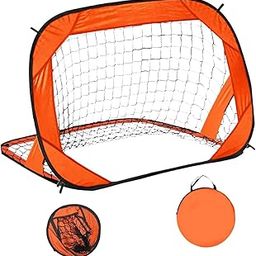 SECRET DESIRE Creations Kids Soccer Goal Net Compact Folding Football Goal for Yard Playground Garden Orange-picture-19