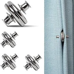 Curtain Magnets Closure Buckle Clips Magnetic Curtain Buckle Clips for Indoor Outdoor Curtains Prevent Light Leaking Strong Curtain Weights Magnets for Pergola Patio Gazebo Cabana Pack-8.-image-96