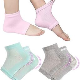 JERN Silicon Lined Heel Socks, Pack of 3 Pairs, Random Colours, Anti-Fatigue Ankle Socks-image-18