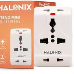 Halonix 3 pin Universal Multi plug Travel Adapter 6 Amp-28