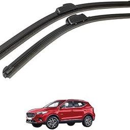 Windshield Car Wiper Blade Both Sides Frameless Soft Durable Set of 2 Pcs for M G Astor-18