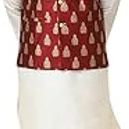 sojanya (Since 1958 Men's Silk Blend Kurta Pyjama With Nehrujacket Set-picture-39