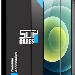 Military-Grade Gorilla Tempered Glass Screen Protector for iPhone 12 Mini (5.4 Inch) With Installation Kit | Edge to Edge Coverage | Black-9