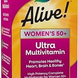 Nature's Way Alive Women 50 plus Daily Ultra Multi-vitamin Tablets, 60 Count-image-51
