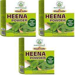 Khadi 100% Pure Henna Powder for Hair Colour (Mehandi) By Bhudevam naturals | | Herbal Mehandi Powder for Hair Colour | Pure & Organic Henna for Women & Men - Pack of 2-image-19