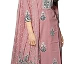 Women's Rayon Viscose Printed Straight Kurta with Pant & Dupatta-image-63