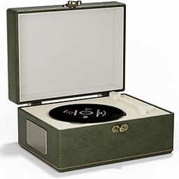 Yintiny Portable CD Player with Bluetooth, Wireless Remote, Leather Casing-16