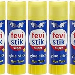 Multi-Purpose Super Glue Stick Non Toxic Transparent Adhesive for Decorations & Craft Projects 15 Gram (Pack of 5)-image-41