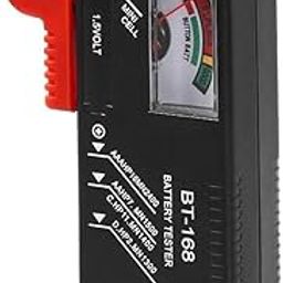 PIHARVA Black Olive BT-168 Universal Battery Tester – Battery Checker for AA, AAA, C, D, 9V, 1.5V & Button Cell Batteries Compact, Battery-Powered Diagnostic Tool (Black)-13