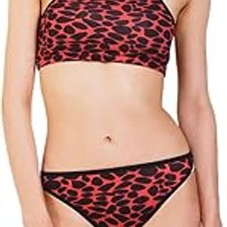 High Neck Women's Beachwear Tankini Lingerie Set, Free Size 32-38, Red-image-42