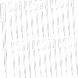 SOESFOUFU Dropper Pipettes 100pcs Disposable Plastic Dropper Accurate Measurements 5ml Volume-image-61