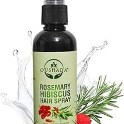 Oushada Hibiscus & Rosemary Hair Spray |Formulated by Dr.Swathi.G.S | Ayurvedic Scalp Tonic for Hair Growth & Hair Fall Control | 100ml | Natural & Non-Greasy Formula for All Hair Types-image-43