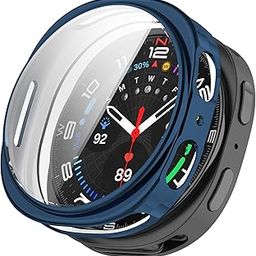 OBOE TPU 40mm Screen Protector Case Compatible with Samsung Galaxy Watch 8 40mm (G-Dark Blue) [WATCH NOT INCLUDED]-image-14
