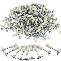 DKEXL 7.3mm Nail Gun Manual Steel Nails, 100 pcs Round Nails Wall Fastening Tool, for Concrete Ceiling Cable Ducts Fixed Slotting Device Repair Tool(100 PCS)-image-83