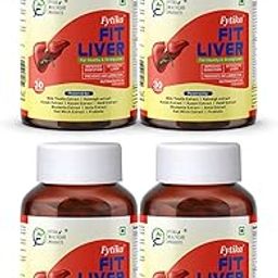 Fytika Fit Liver | Liver Detox Supplement | Liver Detox with Milk Thistle, Kalmegh, Kutaki, Kasani, Haldi | For Men & Women | 120 Tablets (Pack of 4)-image-14