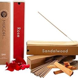 Mugdh Natural Incense Sticks (Pack of 2) - 100 Sticks | Natural Ingredients | Charcoal Free | Irritation Free Smoke | Agarbatti for Mind & Soul | Home Luxury Fragrance-image-52