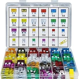 242 Pieces Car Fuses Assortment Kit, Standard & Mini Blade Automotive Fuses (5A/7.5A/10A/15A/20A/25A/30/35/40A),Replacement Fuses for RV/Truck/Car/Motorcycle/Boat-32