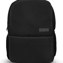 30L Casual Dual Compartment Water Resistant Adjustable Laptop Backpack, Unisex Bags for Office/Travel/Business/College/School (Black)-picture-22